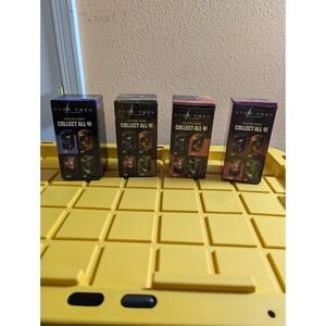 2008 Star Trek‎ Collectible Glasses Complete Glass Set Of 4 in Box 2008 Cups